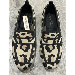 Seychelles Suzie Wides Wide Width Women's Cushioned Loafer Shoes US 8.5 Animal P